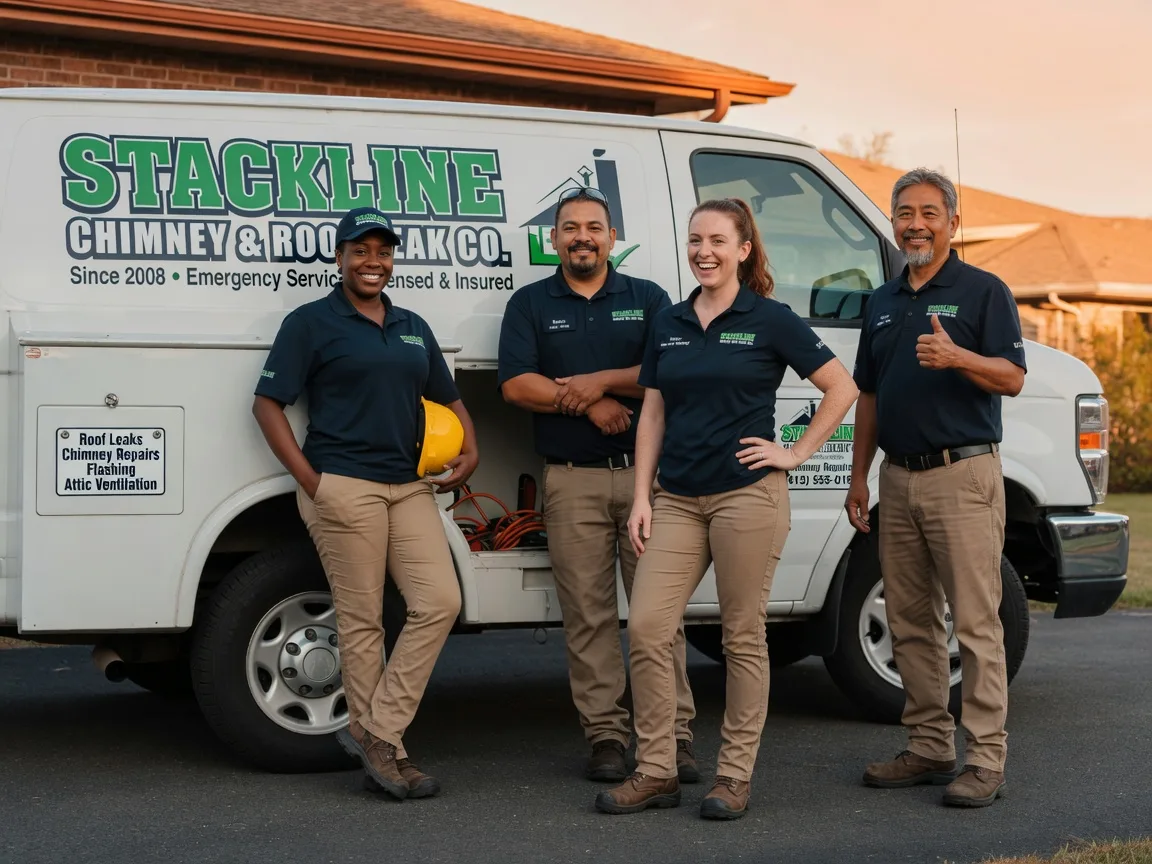 Chimney flashing repair company in Neenah, WI